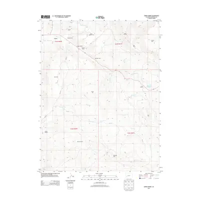 2013 Map of Cerro Summit, 2013 Print