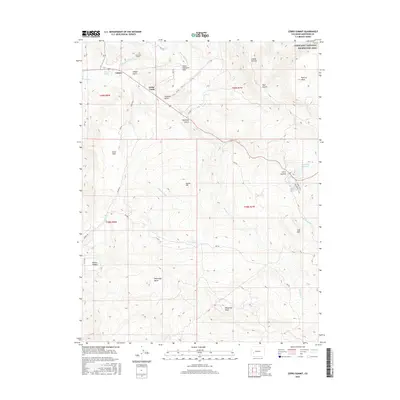 2016 Map of Cerro Summit, 2016 Print