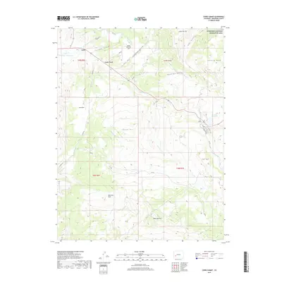 2019 Map of Cerro Summit, 2019 Print