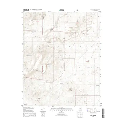 2013 Map of Cerro Tinaja, 2013 Print