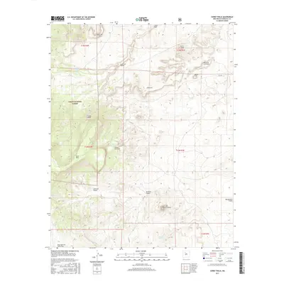2017 Map of Cerro Tinaja, 2017 Print
