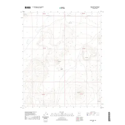 2020 Map of Cerro Verde, 2020 Print