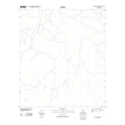 2010 Map of Cerros Prietos, 2010 Print
