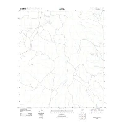 2012 Map of Cerros Prietos, 2012 Print