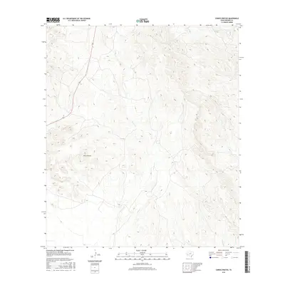 2016 Map of Cerros Prietos, 2016 Print