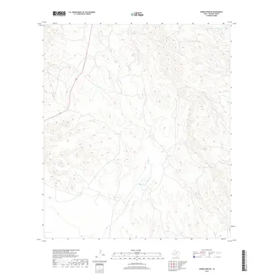 2019 Map of Cerros Prietos, 2019 Print