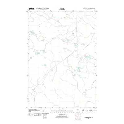 2011 Map of Chabeneau Lake, 2011 Print