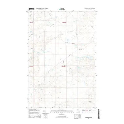 2014 Map of Chabeneau Lake, 2014 Print