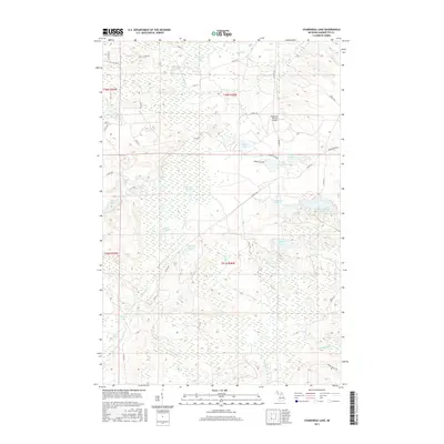 2017 Map of Chabeneau Lake, 2017 Print