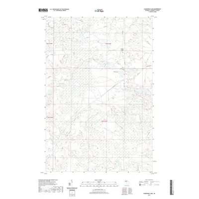 2019 Map of Chabeneau Lake, 2019 Print