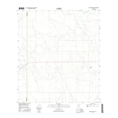 2016 Map of Chacon Creek NE, 2016 Print