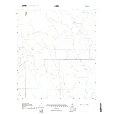 2019 Map of Chacon Creek NE, 2019 Print
