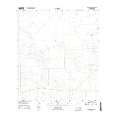 2016 Map of Chacon Creek NW, 2016 Print