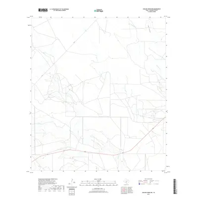 2019 Map of Chacon Creek NW, 2019 Print