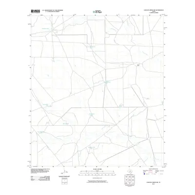 2010 Map of Chacon Creek SW, 2010 Print
