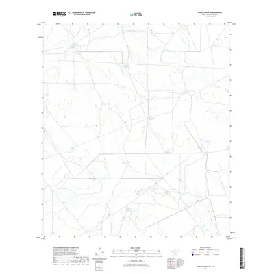 2019 Map of Chacon Creek SW, 2019 Print