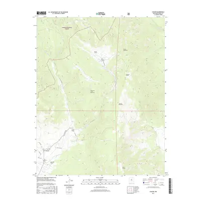 2017 Map of Chacon, 2017 Print