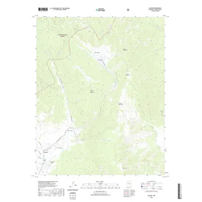 2020 Map of Chacon, 2020 Print