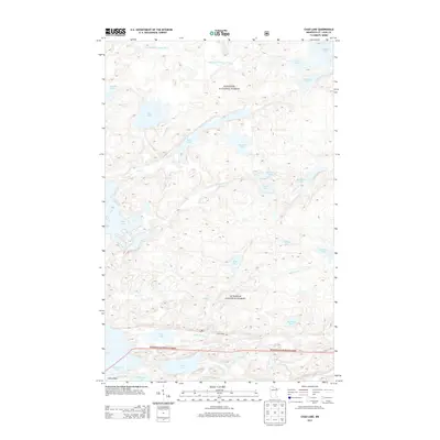 2013 Map of Chad Lake, 2013 Print
