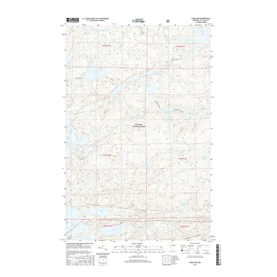 2016 Map of Chad Lake, 2016 Print