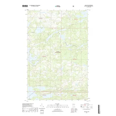 2019 Map of Chad Lake, 2019 Print