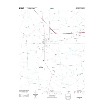 2013 Map of Chadbourn, 2013 Print