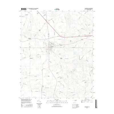 2016 Map of Chadbourn, 2016 Print