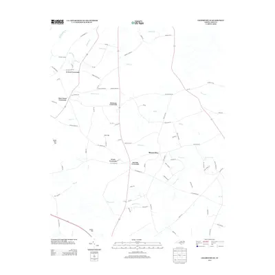 2013 Map of Chadbourn NE, 2013 Print