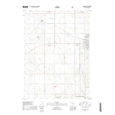 2017 Map of Chadron West, 2017 Print