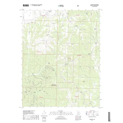 2017 Map of Chadwick, 2017 Print