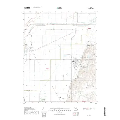 2017 Map of Chaffee, 2017 Print