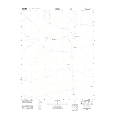 2012 Map of Chagoopa Falls, 2012 Print