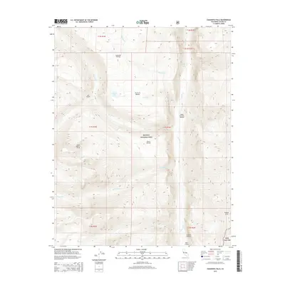 2015 Map of Chagoopa Falls, 2015 Print