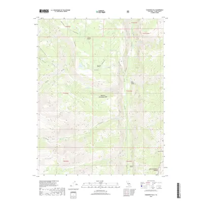 2018 Map of Chagoopa Falls, 2018 Print
