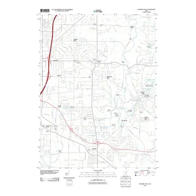 2010 Map of Chagrin Falls, 2010 Print