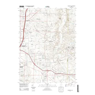 2013 Map of Chagrin Falls, 2013 Print