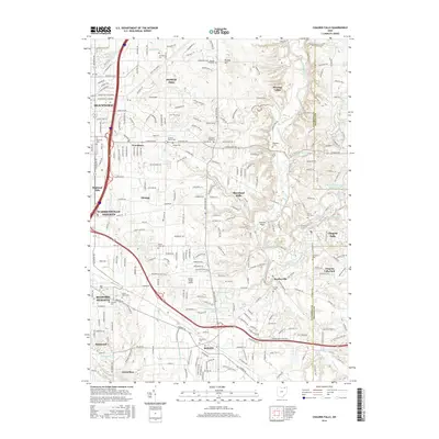 2016 Map of Chagrin Falls, 2016 Print