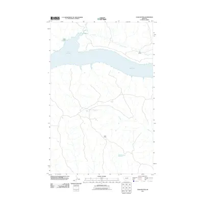 2011 Map of Chain Buttes, 2011 Print