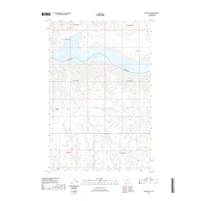 2020 Map of Chain Buttes, 2020 Print