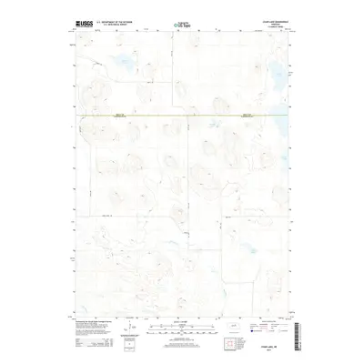 2014 Map of Chain Lake, 2014 Print
