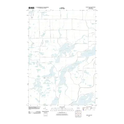 2010 Map of Chain Lake, 2010 Print