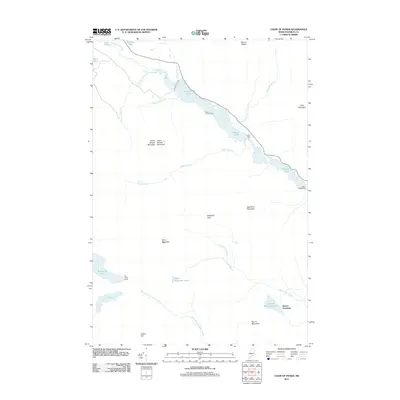 2011 Map of Chain of Ponds, 2011 Print