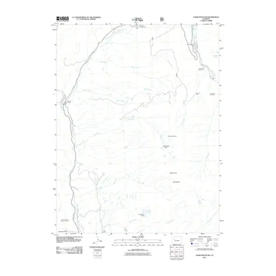 2011 Map of Chair Mountain, 2011 Print