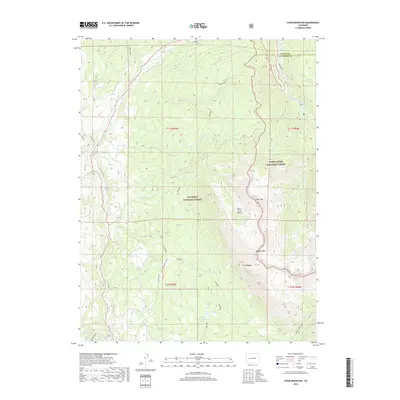 2019 Map of Chair Mountain, 2019 Print