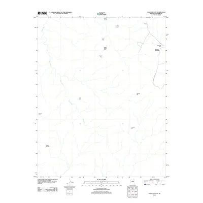 2011 Map of Chaiyahi Flat, 2011 Print