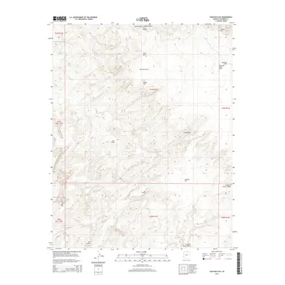 2014 Map of Chaiyahi Flat, 2014 Print