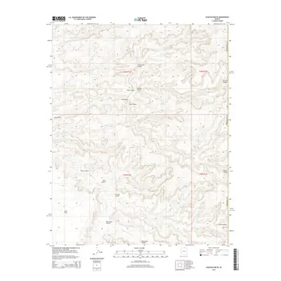 2014 Map of Chaiyahi Rim SE, 2014 Print