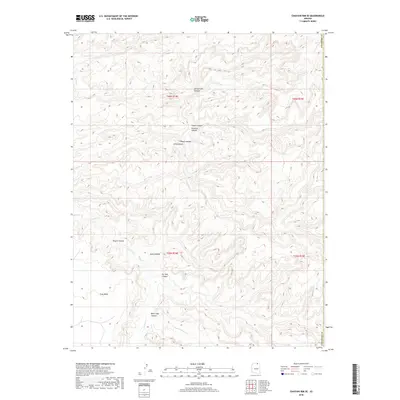 2018 Map of Chaiyahi Rim SE, 2018 Print