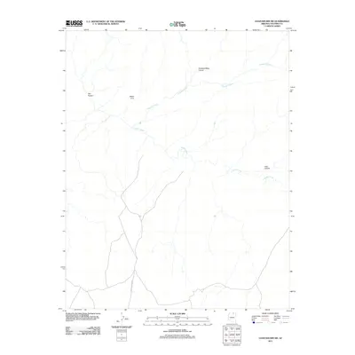 2011 Map of Chaiyahi Rim SW, 2011 Print