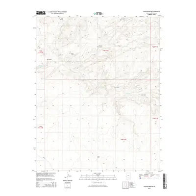 2014 Map of Chaiyahi Rim SW, 2014 Print